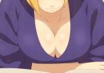  1girl blonde_hair breasts large_breasts naruto naruto_(series) solo temari 