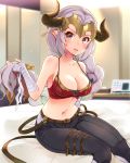  cleavage granblue_fantasy horns sarfata tagme 