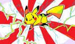  2012 ambiguous_gender digital_media_(artwork) fur koolaid-girl lightning mammal ms_paint nintendo pattern_background pikachu pok&eacute;mon pok&eacute;mon_(species) rodent simple_background solo video_games yellow_fur 