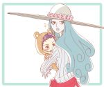  1boy 1girl age_difference brother_and_sister charlotte_amande charlotte_katakuri long_hair one_piece siblings 