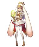  1girl animal_ears bangs bunny_ears closed_mouth dress expressionless eyebrows_visible_through_hair fire_emblem fire_emblem_heroes flat_chest full_body high_heels highres long_hair looking_at_viewer nintendo official_art puffy_short_sleeves puffy_sleeves red_eyes see-through short_dress short_sleeves silver_hair solo standing transparent_background umiu_geso veronica_(fire_emblem) 