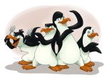  2019 avian bird by-nc-nd creative_commons digital_media_(artwork) dreamworks fork group hi_res kowalski madagascar male mammal orlandofox penguin private rico simple_background skipper the_penguins_of_madagascar 