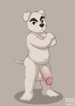  absurd_res animal_crossing anthro balls canid canine canis domestic_dog hi_res humanoid_penis k.k._slider male mammal nintendo penis solo sugaryhotdog video_games 