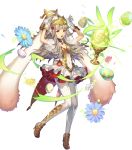  1girl animal_ears bangs bunny_ears covered_navel dress fire_emblem fire_emblem_heroes flat_chest full_body gloves hair_ornament high_heels highres long_hair nintendo official_art open_mouth pantyhose puffy_short_sleeves puffy_sleeves red_eyes see-through short_dress short_sleeves silver_hair solo umiu_geso veronica_(fire_emblem) white_gloves 