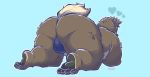  &lt;3 absurd_res backsack balls butt canid canine canis clothing domestic_dog fundoshi hi_res japanese_clothing male mammal moritaka pawpads presenting presenting_hindquarters rear_view seldomsaveface slightly_chubby tokyo_afterschool_summoners underwear video_games 