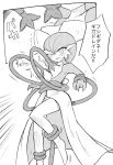  &lt;3 &lt;3_eyes black_and_white blush breast_suck breasts coiling female gardevoir hi_res humanoid medium_breasts milking_tentacles monochrome nintendo nipples open_mouth pok&eacute;mon pok&eacute;mon_(species) restrained sucking sweat tentacles video_games しつー 