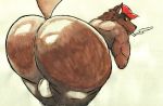  anthro balls big_butt brown_fur bubba_the_redneck_werewolf butt canid canine cigarette crazy_company fur hat hi_res huge_butt hyper hyper_butt invalid_tag looking_back male mammal muscular nude pose simple_background smoking solo were werecanid werecanine werewolf yellow_eyes 