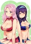  bikini cleavage konbu_wakame sekai_de_ichiban_oppai_ga_suki! stockings swimsuits tagme thighhighs 