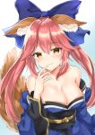  animal_ears cleavage fate/grand_order tail tamamo_no_mae 