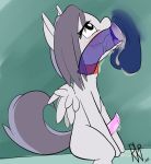  &lt;3 &lt;3_eyes arkiiwarki balls choker cub cum cum_in_mouth cum_inside deep_throat erection feral friendship_is_magic girly hi_res male male/male my_little_pony neck_bulge oral penis rumble_(mlp) tears x-ray young 