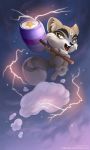  canid canine canis cloud hammer lcibos lightning lindsay_cibos mammal sky solo thunder tools wolf 