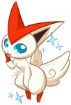  2015 2_toes alpha_channel ambiguous_gender blue_eyes digital_drawing_(artwork) digital_media_(artwork) fangs fur legendary_pok&eacute;mon looking_at_viewer nintendo pink_tongue pok&eacute;mon pok&eacute;mon_(species) shiny_pok&eacute;mon signature simple_background solo sparkles toes tongue tongue_out transparent_background victini victoryvictini video_games white_fur wings 