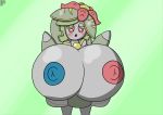  absurd_res alternate_color alternate_species areola big_breasts breasts brokenrekordbro female flower fusion gears hi_res huge_breasts humanoid hybrid legendary_pok&eacute;mon lilligant machine magearna nintendo nipples non-mammal_breasts not_furry open_mouth pink_eyes plant pok&eacute;mon pok&eacute;mon_(species) pok&eacute;mon_fusion red_sclera robot simple_background solo standing video_games 