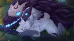  2019 ass_up bovid caprine chest_tuft conditional_dnp digital_media_(artwork) duo fur hi_res kindred_(lol) lamb_(lol) league_of_legends mammal mask riot_games scappo sheep tuft video_games white_fur wolf_(lol) 