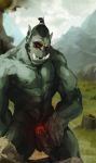 blizzard_entertainment boarred cock_ring erection hi_res humanoid magic male not_furry nude orc solo video_games warcraft 