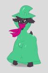  animated balls blush bulge butt dancing deltarune hi_res male ralsei saurian_(artist) scarf solo thick_thighs video_games 