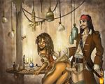  calypso famous_comics jack_sparrow pirates_of_the_caribbean tia_dalma 