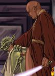  famous_comics mace_windu star_wars tagme yoda 