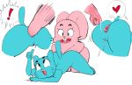  ! &lt;3 2019 4_fingers anal anal_fisting anthro anus blue_fur butt cartoon_network dbaru digital_media_(artwork) domestic_cat duo ejaculation felid feline felis female fisting fur hi_res husband_and_wife lagomorph lying male male/female mammal married_couple mature_female mature_male nicole_watterson nude on_front orgasm pink_fur pussy pussy_ejaculation pussy_juice rabbit richard_watterson simple_background tears the_amazing_world_of_gumball thumbs_up whiskers white_background 