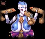  2019 ballora_(fnafsl) breasts fellatio female five_nights_at_freddy&#039;s group hair handjob male male/female nipples oral penis sex sister_location solo_focus titfuck video_games 