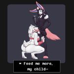  aziel_softpaw_(character) collar cum cum_inflation custom_outfit dome fellatio female female_submissive femboy_dom girly hi_res inflation leash masturbation oral petplay roleplay sex toriel undertale video_games voluptuous wide_hips 