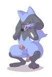  anal animal_genitalia animal_penis anus balls blush canine_penis cum erection handjob hi_res looking_pleasured male mammal moisty nintendo penis pok&eacute;mon pok&eacute;mon_(species) presenting riolu sex tongue tongue_out video_games 