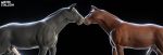  3d_(artwork) animal_genitalia animal_penis balls digital_media_(artwork) equid equine equine_penis erection feral horse invalid_tag kissing male male/male mammal misterstallion penis romantic sculpt sex turntable_(disambiguation) 