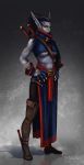  armor clothing drow dungeons_&amp;_dragons elf female humanoid masmas melee_weapon scar sword weapon 
