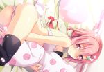  bed original pink_eyes pink_hair uzuki_hiro 