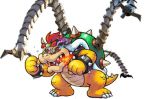  1boy bowser cyborg fire guardian_(breath_of_the_wild) mario_(series) nintendo source_request the_legend_of_zelda third-party_edit 