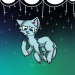  2019 blue_fur digital_media_(artwork) domestic_cat electricblueruby felid feline felis fur mammal ruby_(electricblueruby) watermark 