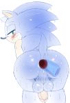  anal anal_penetration anthro anus backsack balls bedroom_eyes bent_over big_balls big_butt blush bubble_butt butt dildo eulipotyphlan fangs fur half-closed_eyes hedgehog looking_at_viewer looking_back male mammal nude penetration penis perineum rear_view saggy_balls seductive sex_toy sketch smile solo sonic_(series) sweat 