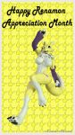  2019 3d_(artwork) anthro black_sclera blue_eyes breasts canid canine clothing digimon digimon_(species) digital_media_(artwork) female fox fur hi_res looking_at_viewer mammal open_mouth renamon solo sowat-blend white_fur yellow_fur 