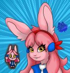  chibi dalan female harley hi_res lagomorph lek maker mammal nina rabbit rpg_(disambiguation) sakura yellow_eyes 