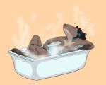  2019 aki_de-volfs.ar anthro digital_media_(artwork) eyes_closed female mammal nude partially_submerged rodent simple_background solo water 