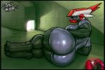  alien armor bedroom_eyes big_butt breasts butt clothing curvaceous half-closed_eyes halo_(series) helmet huge_butt legwear mostly_nude sangheili seductive sligarthetiger stockings thick_thighs unconvincing_armor video_games 
