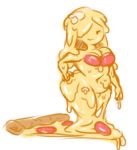  animate_inanimate blonde_hair cheese chezetta fak&eacute;mon female food food_creature hair nintendo overweight pepperoni pizza pok&eacute;mon pok&eacute;mon_clover solo thick_thighs unknown_artist video_games 
