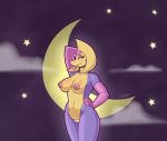  2019 anthro big_breasts breasts clothing cresselia digital_media_(artwork) female freepancakes gloves hi_res legendary_pok&eacute;mon looking_at_viewer moon night nintendo nipples nude pink_sclera pok&eacute;mon pok&eacute;mon_(species) pussy smile solo tongue tongue_out video_games white_eyes 