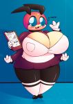  anthro arthropod big_breasts blush breasts clipboard clothing female hi_res huge_breasts huztar insect ledian multi_arm multi_limb nintendo patsy_bennett pok&eacute;mon pok&eacute;mon_(species) pok&eacute;morph smile solo thick_thighs video_games wide_hips 