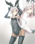  ... 2017 animal_humanoid armwear black_fur blush breasts bunny_costume canid canid_humanoid canine canine_humanoid clothed clothing costume deadflow duo elbow_gloves faceless_male fake_ears fluffy fluffy_tail fox_humanoid fur gloves gradient_background hair humanoid hypnosis legwear long_hair male mammal mind_control navel no_pupils open_mouth red_eyes simple_background small_breasts sweater thigh_highs white_fur 