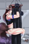  2018 animal_humanoid boxing butt canid canid_humanoid canine canine_humanoid eliana-asato female fox_humanoid hair hi_res humanoid long_hair mammal multi_tail muscular muscular_female paws solo sport 