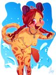  anthro blush breasts brown_hair felid feline female fuf_(character) hair hi_res mammal nipples nude sicmop solo 