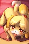  all_fours animal_crossing animated anthro breasts canid canine canis domestic_dog duo erection fellatio female first_person_view fur hair humanoid_penis isabelle_(animal_crossing) licking looking_at_viewer low_res lumineko male male/female mammal nintendo nipples nude open_mouth oral penis penis_lick sex shih_tzu solo_focus tongue tongue_out video_games yellow_fur 