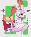  2019 absurd_res anthro big_breasts blush braixen breasts canid canine cunnilingus dickgirl digital_media_(artwork) duo fan_character female fox hi_res intersex lesbain mammal nintendo nipples nude open_mouth oral penetration penis pok&eacute;mon pok&eacute;mon_(species) pussy scorbunny sex simple_background tongue vaginal video_games 