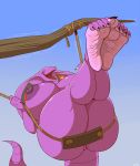  5_toes anthro arbok big_breasts big_butt breasts butt claws feet female hi_res nintendo nude open_mouth pok&eacute;mon pok&eacute;mon_(species) pussy scalie sebrina_arbok solo swing thick_thighs toe_claws toes tongue video_games voluptuous zp92 
