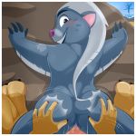  aaron_(artist) anal anal_penetration badger bunga butt disney hand_on_butt hi_res honey_badger male male/male mammal mustelid musteline penetration penis the_lion_guard the_lion_king 