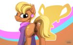  2019 animal_genitalia animal_pussy anus butt cutie_mark dock equid equine equine_pussy female feral friendship_is_magic hair hi_res horse looking_at_viewer looking_back mammal ms._harshwhinny_(mlp) my_little_pony mysticalpha pony presenting presenting_anus presenting_hindquarters presenting_pussy pussy smile solo 