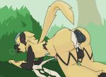  anal anal_penetration cum cum_in_ass cum_inside hi_res jaylen_the_meowstic male male/male nintendo outside panting penetration pok&eacute;mon pok&eacute;mon_(species) sex tagme video_games zeraora 