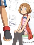  panties pink_panties pokemon pokemon_(anime) satoshi_(pokemon) serena_(pokemon) toilet toilet_use underwear 