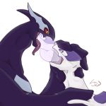  2019 absorption_vore ambiguous/ambiguous ambiguous_gender blush domination duo eye_contact feral feral_on_feral grin hi_res kissing legendary_pok&eacute;mon looking_at_another lugia nintendo open_mouth pok&eacute;mon pok&eacute;mon_(species) shadow_lugia shadow_pok&eacute;mon shinywark smile soul_vore tongue tongue_out video_games vore 